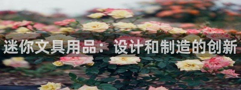 卧龙娱乐下载：迷你文具用品：设计和制造的