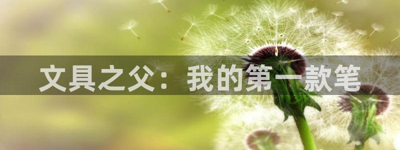 卧龙娱乐招商主管招聘：文具之父：我的第一