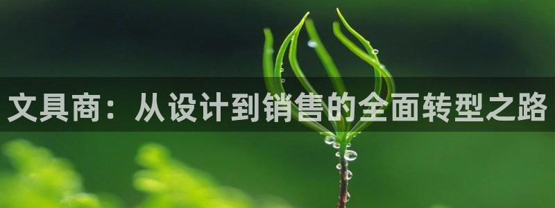卧龙娱乐招商主管：文具商：从设计到销售的