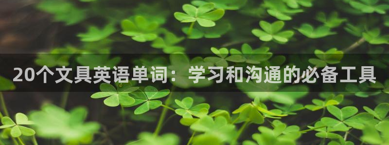 卧龙娱乐3月10日开：20个文具英语单词
